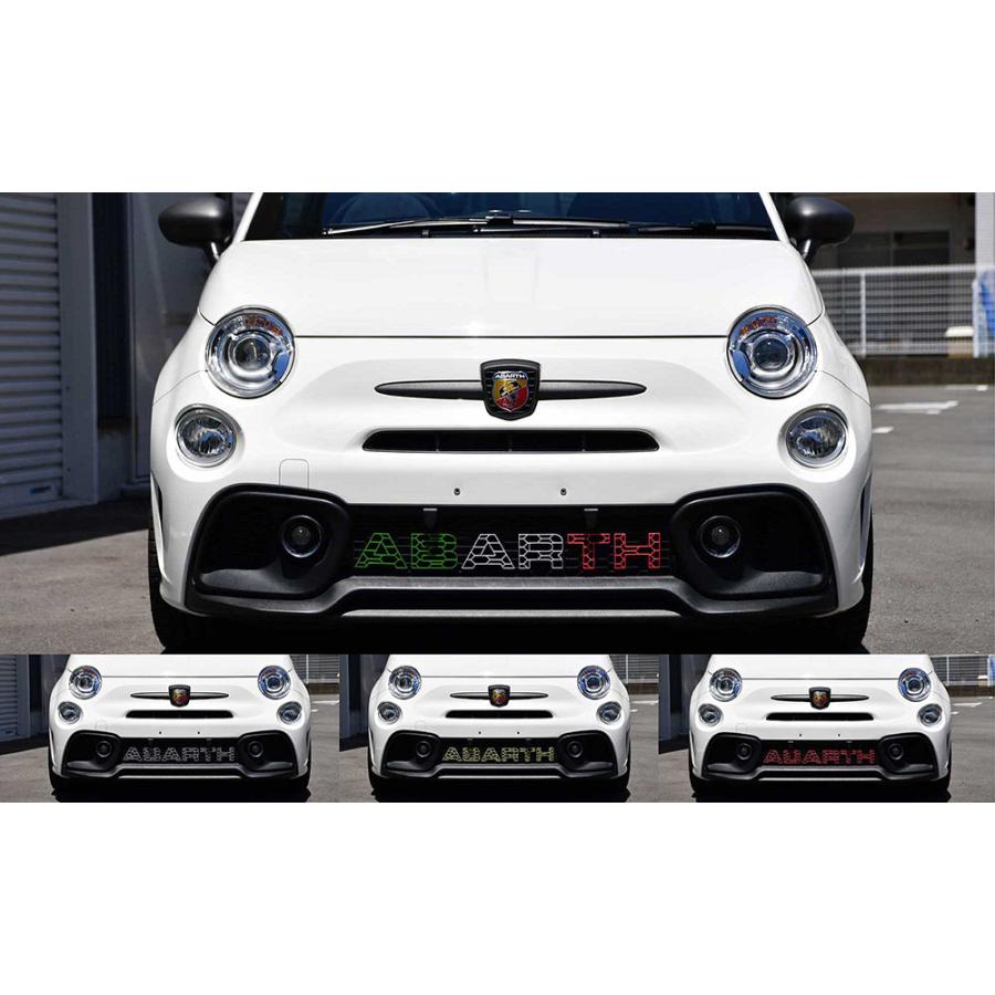 アバルト(ABARTH) ロゴデカール/フロント用 蛍光4カラー【core OBJ