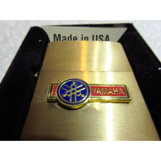 ヤマハ Zippo/真鍮製ジッポライター・ゴールド YAMAHA 【type2
