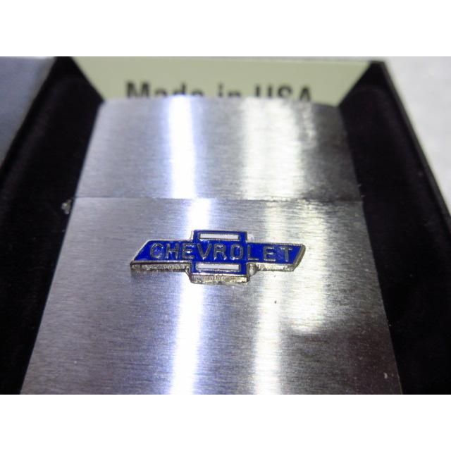 シボレー・ロゴ Zippo/シルバー ジッポライター CHEVROLET【type3