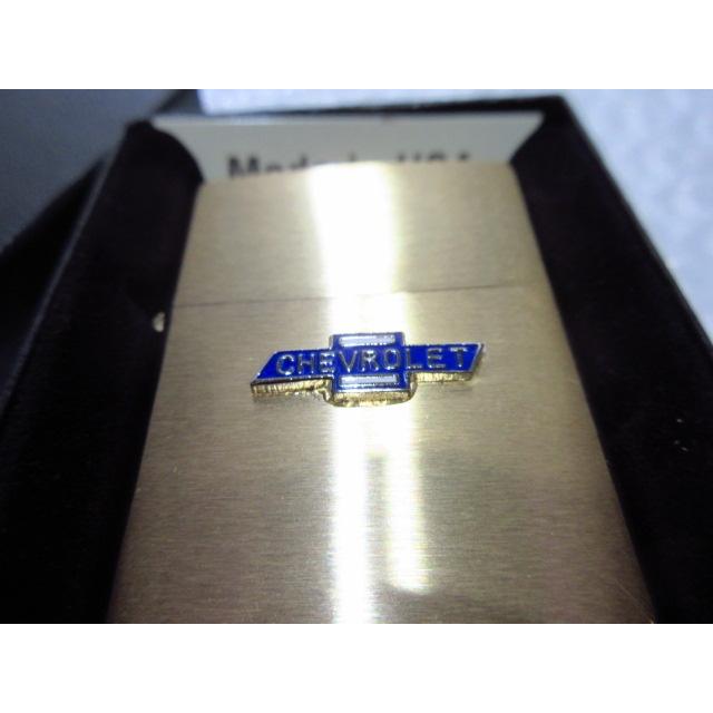 シボレー・ロゴ Zippo/真鍮製ジッポライター CHEVROLET【type3