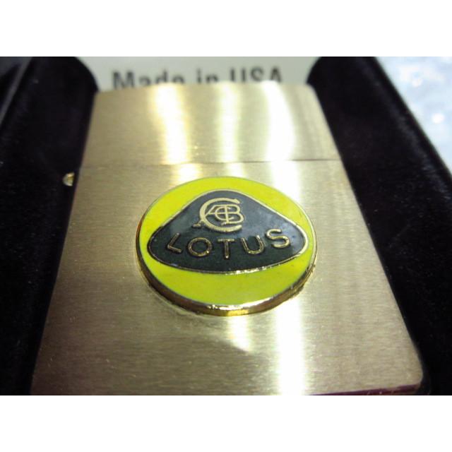 ロータス Zippo/真鍮製ジッポライター・ゴールド LOTUS : スパイラル 