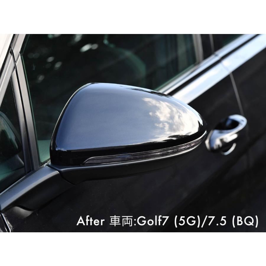 VW ゴルフ7/ゴルフ7.5 ドアミラーウィンカーフィルム/Dスモーク【core
