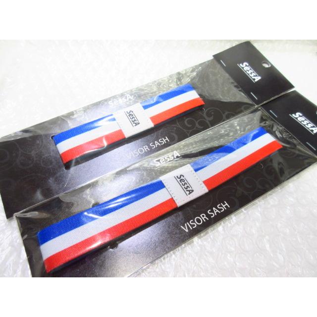 シトロエン/プジョー/ルノー バイザーサッシュ/トリコロール【SessA