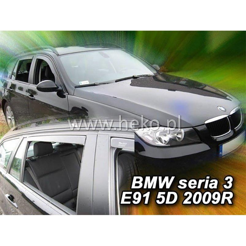BMW E91(ツーリング) ドアバイザーF＆Rset【Team HEKO/ヘコ製 