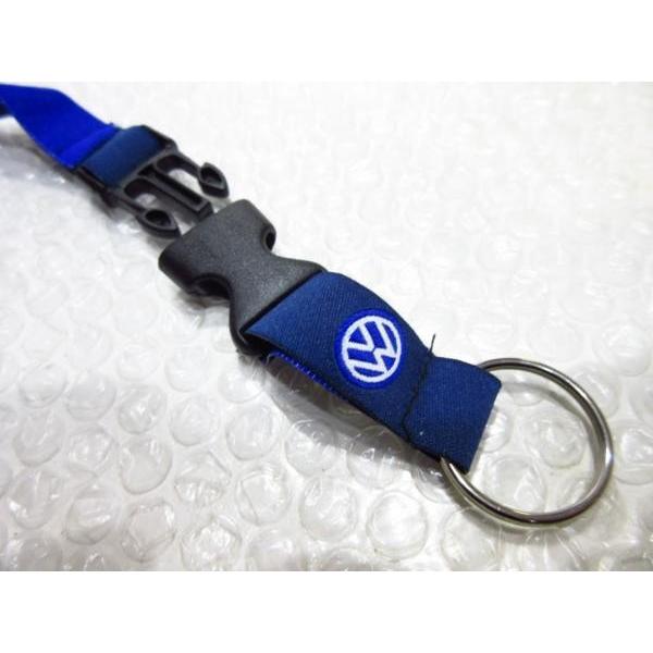 VW US純正 Lanyard ネックストラップ/ブルー 【GENUINE PARTS】 :aNS-VW01:スパイラルオート 通販  