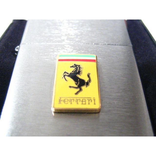 フェラーリ Zippo シルバー/ジッポ・ライター 【type1】 : スパイラル