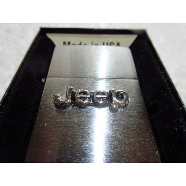 Jeep/ジープ Zippo ジッポライター/シルバー Bigロゴ【type2】 : azp 