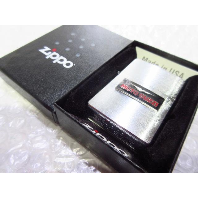 モトグッチ ジッポライター/Zippo シルバー MOTO GUZZI【type2