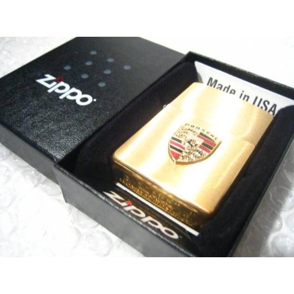 ポルシェ Zippo/真鍮製ジッポライター PORSCHE 【ZIPPO】