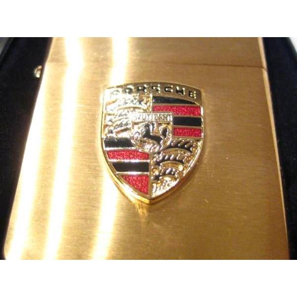 ポルシェ Zippo/真鍮製ジッポライター PORSCHE 【ZIPPO】|spiral-auto|02