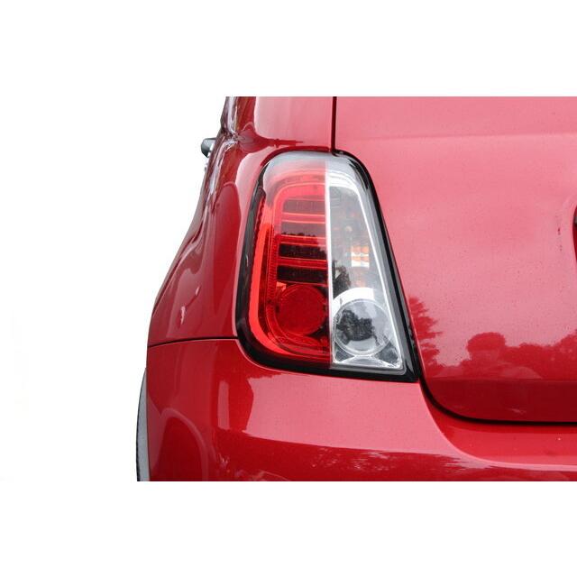フィアット500 LEDテールライト　クリア／レッド FIAT/ABARTH 500 LEDテールレンズ(クリア/レッド)｜ラテン車の