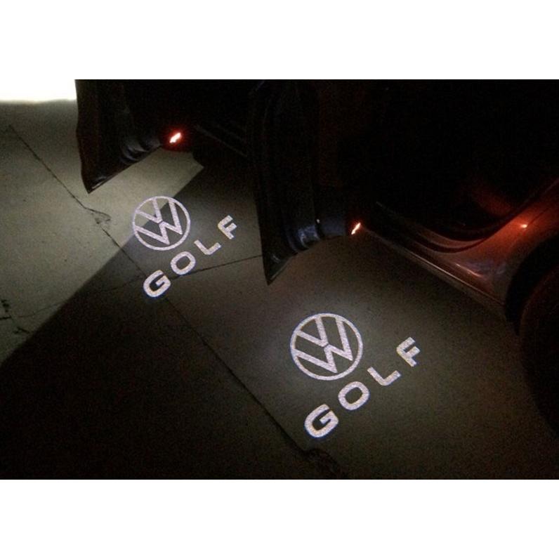 VW US純正 GOLFロゴ LEDドアカーテシーランプ プロジェクター 2PCS