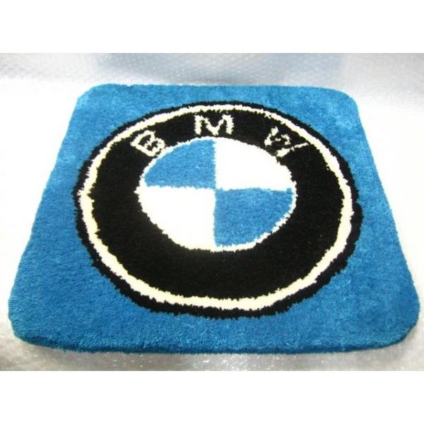 BMW エンブレムマット/Emblem mat 【ブルー】｜spiral-auto