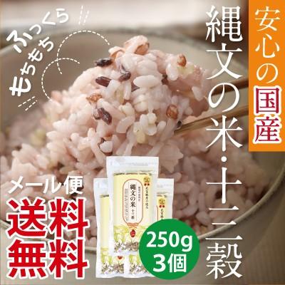 送料無料】武富勝彦さんの古代米雑穀ブレンド「縄文の米 十三穀」250g