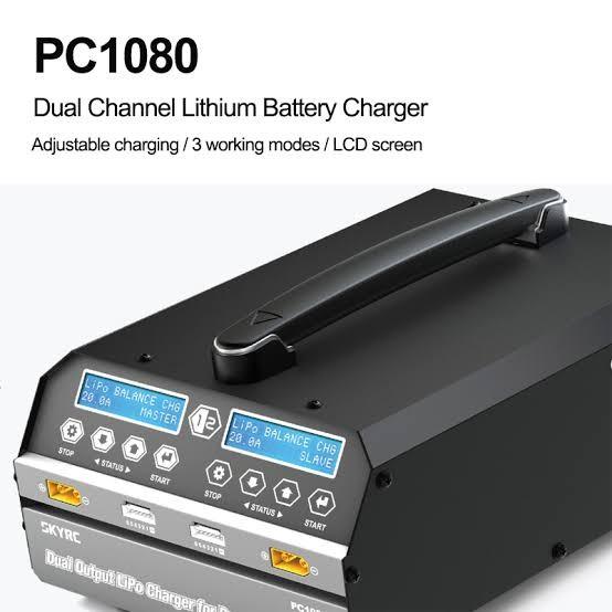 SKYRC PC1080 デュアルチャネル充電器 1080W 20A 6S電池用 : Spiral
