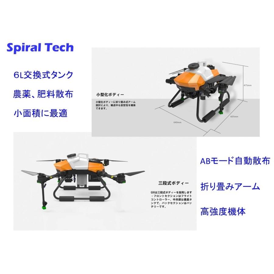 6Lタンク小型農薬散布ドローンSD-G06 完成機セット【数量限定