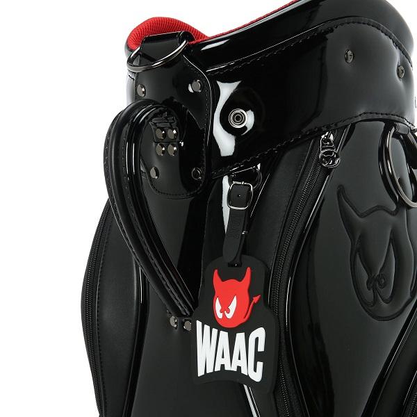 【新品】WAAC ワック　UNISEX エナメルキャディバッグ ホワイト 楽天市場】ワック エナメル 9.0型 キャディバッグ 072234800