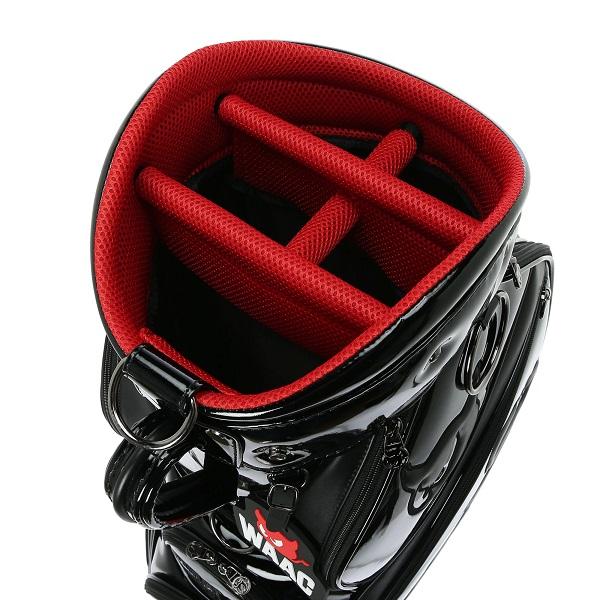 ワック ゴルフ キャディバッグ UNISEX エナメルキャディバッグ WAAC 072234800 | WAAC | 14