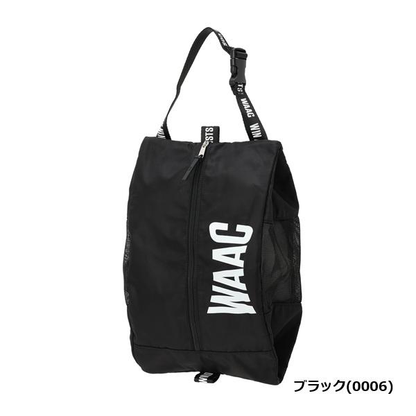 ワック ゴルフ シューズケース UNISEX シューズケース ブラック WAAC 072242822 | WAAC | 01