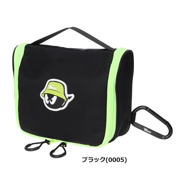 WAAC ワック ゴルフ ポーチ UNISEX オーガナイザー ブラック