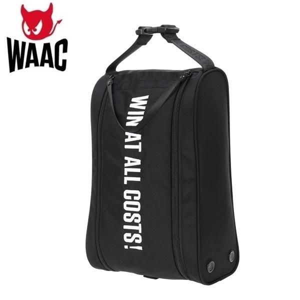 ワック ゴルフ シューズケース ライトシューズケース ブラック ユニセックス 2025年発売 WAAC 072254813 | WAAC