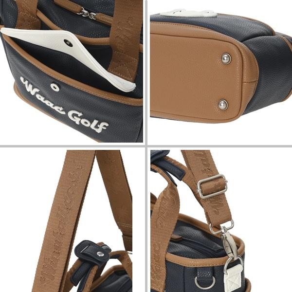 ワック ゴルフ ラウンドバッグ UNISEX Grainy Synthetic Leather カートバッグ 2026年発売 WAAC 072262801 | WAAC | 09