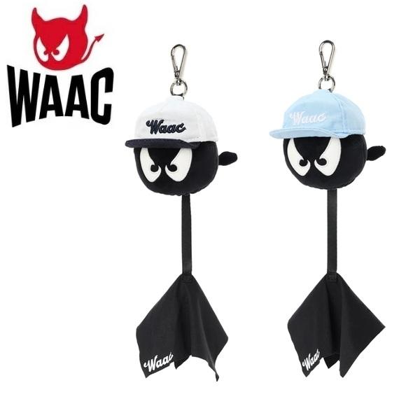 ワック ゴルフ ボールケース UNISEX ボールポーチ ボール拭き一体型 2026年発売 WAAC 072262873 | WAAC