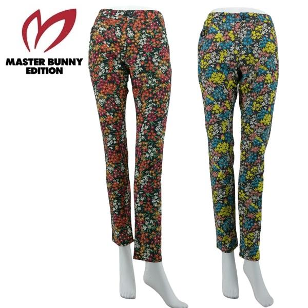 マスターバニーエディション レディース  花柄ストレッチ テーパード パンツ MASTER BUNNY EDITION 759-1131356 | MASTER BUNNY EDITION