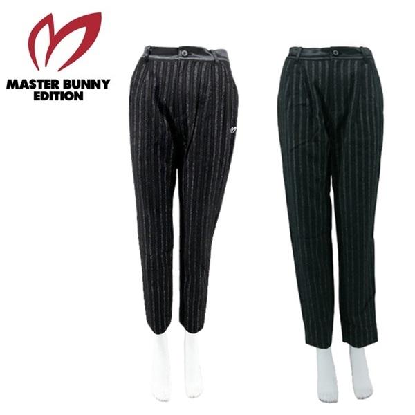 マスターバニーエディション レディース ラメストライプ タックテーパード パンツ MASTER BUNNY EDITION 759-1231910 | MASTER BUNNY EDITION