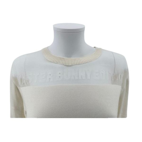 マスターバニーエディション レディース シルク混天竺 クルーネック ニット MASTER BUNNY EDITION 759-1270902 | MASTER BUNNY EDITION | 02