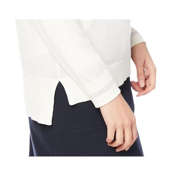 マスターバニーエディション レディース シルク混天竺 クルーネック ニット MASTER BUNNY EDITION 759-1270902 | MASTER BUNNY EDITION | 04