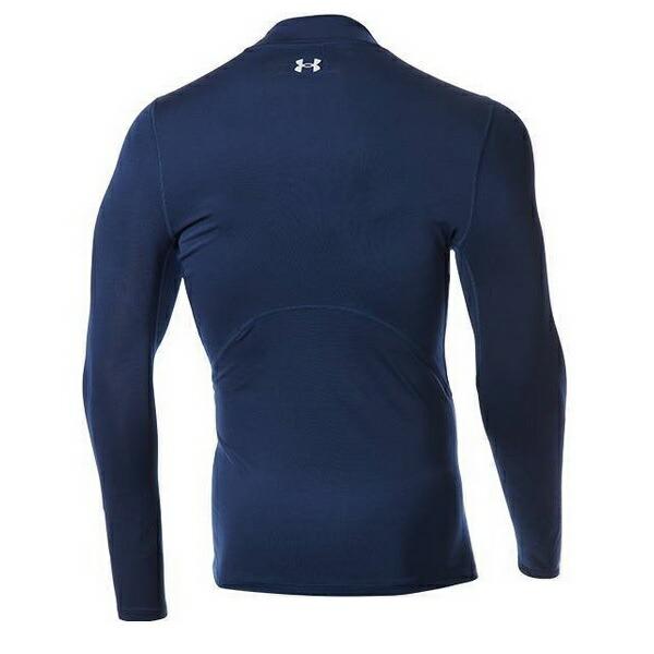 アンダーアーマー ゴルフ アンダーウェア  ヒートギア ロゴプリント 長袖 モックネック インナーシャツ UNDER ARMOUR 1371672 | UNDER ARMOUR | 07