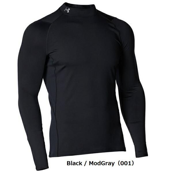 アンダーアーマー ゴルフ アンダーウェア  UAコールドギア フィッティド ロングスリーブ モックシャツ UNDER ARMOUR   1375334 | UNDER ARMOUR | 01
