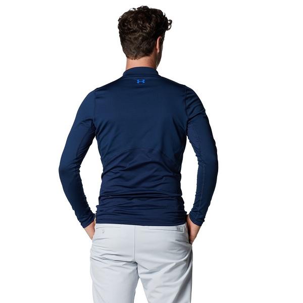 アンダーアーマー ゴルフ アンダーウェア  UAコールドギア フィッティド ロングスリーブ モック シャツ 〈カモ テキスト〉 UNDER ARMOUR   1375336 | UNDER ARMOUR | 10