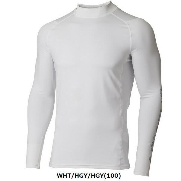 アンダーアーマー ゴルフ アンダーウェア  UAコールドギア フィッティド ロングスリーブ モック シャツ 〈カモ テキスト〉 UNDER ARMOUR   1375336 | UNDER ARMOUR | 02