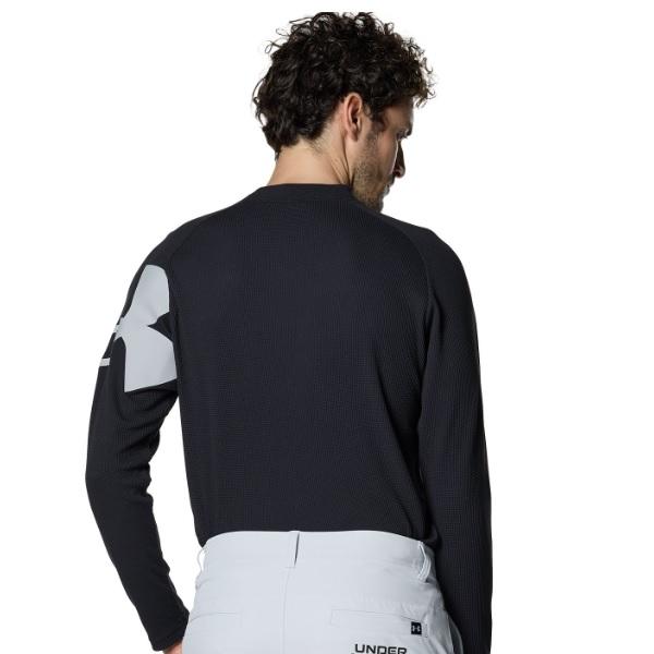 アンダーアーマー ゴルフ メンズ シャツ UAワッフル ロングスリーブ モックネック シャツ UNDER ARMOUR 1381281【2023年秋冬モデル】 | UNDER ARMOUR | 04