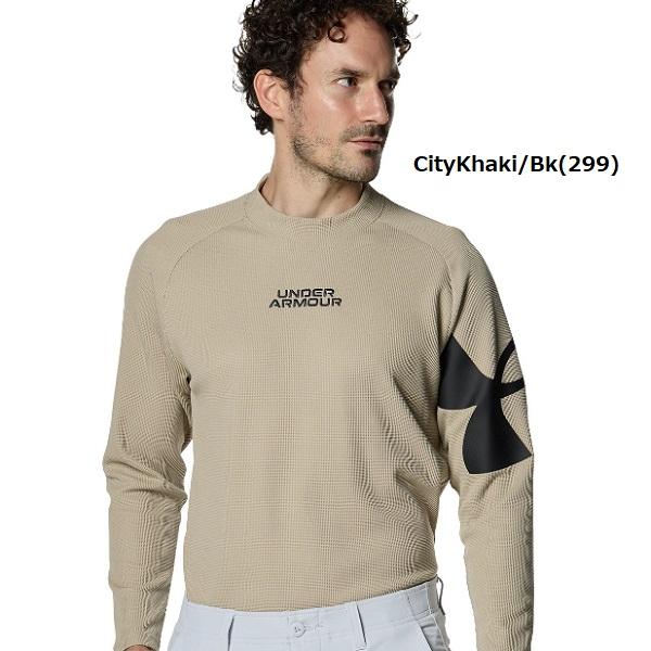 アンダーアーマー ゴルフ メンズ シャツ UAワッフル ロングスリーブ モックネック シャツ UNDER ARMOUR 1381281【2023年秋冬モデル】 | UNDER ARMOUR | 03