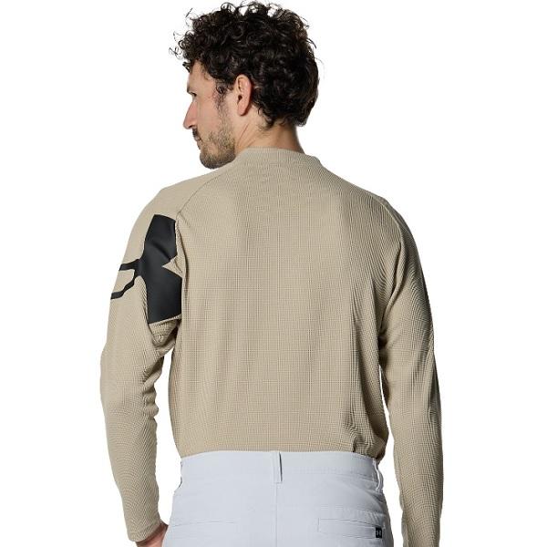 アンダーアーマー ゴルフ メンズ シャツ UAワッフル ロングスリーブ モックネック シャツ UNDER ARMOUR 1381281【2023年秋冬モデル】 | UNDER ARMOUR | 08