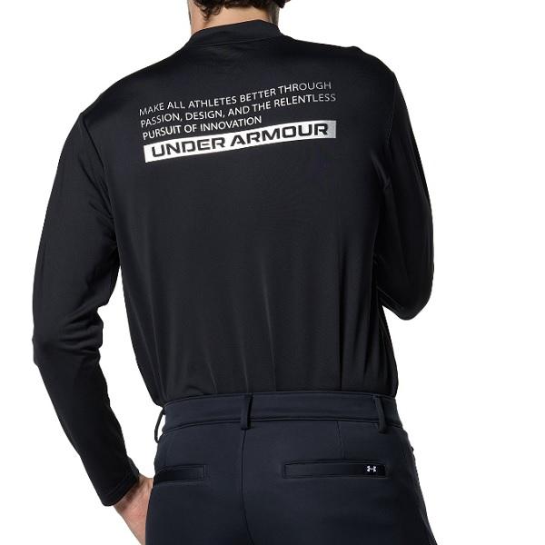 アンダーアーマー ゴルフ メンズ シャツ UAトリコット ロングスリーブ モックネック シャツ UNDER ARMOUR 1381282【2023年秋冬モデル】 | UNDER ARMOUR | 04