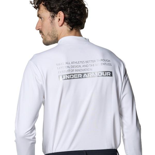 アンダーアーマー ゴルフ メンズ シャツ UAトリコット ロングスリーブ モックネック シャツ UNDER ARMOUR 1381282【2023年秋冬モデル】 | UNDER ARMOUR | 08