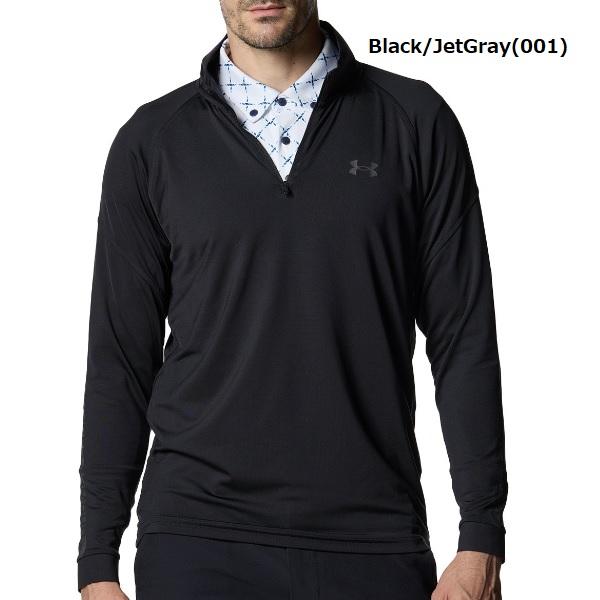 アンダーアーマー ゴルフ メンズ シャツ UAプレーオフ テキスト 1/4ジップ シャツ UNDER ARMOUR 1381287【2023年秋冬モデル】 | UNDER ARMOUR | 01