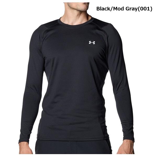 アンダーアーマー ゴルフ アンダーウェア  UAコールドギア フィッティド ロングスリーブ クルーネック シャツ UNDER ARMOUR 1381819 | UNDER ARMOUR | 01