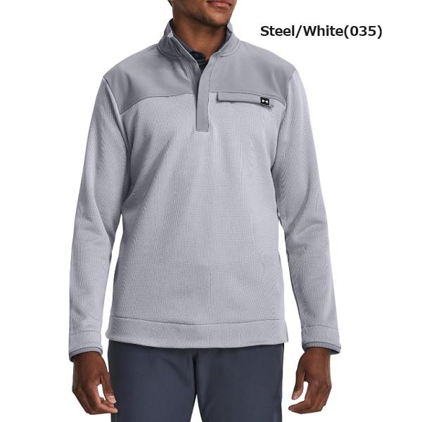 アンダーアーマー ゴルフ メンズ UAストーム セーターフリース 1/2ジップ ジャケット UNDER ARMOUR 1382920【2023年秋冬モデル】 | UNDER ARMOUR | 02