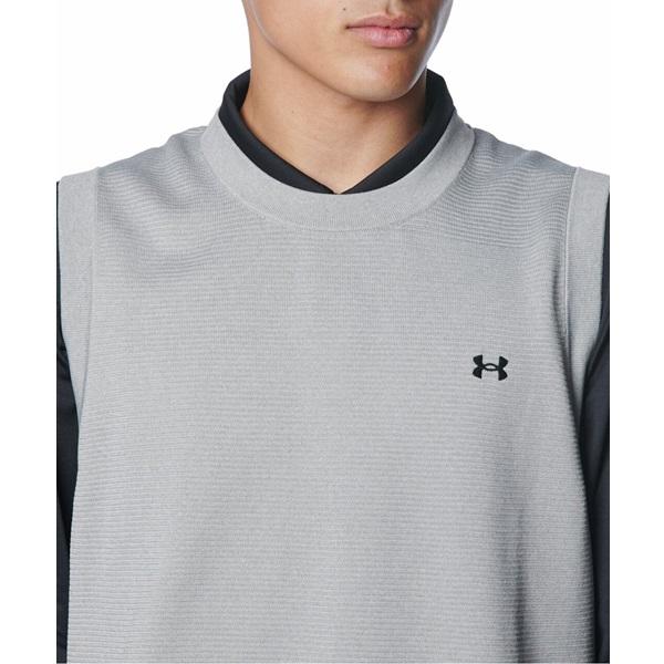 アンダーアーマー ゴルフ メンズ  UAドライブ クルーネック セーター ベスト UNDER ARMOUR 1388316【2024年秋冬モデル】 | UNDER ARMOUR | 04
