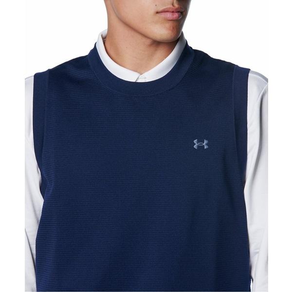 アンダーアーマー ゴルフ メンズ  UAドライブ クルーネック セーター ベスト UNDER ARMOUR 1388316【2024年秋冬モデル】 | UNDER ARMOUR | 06