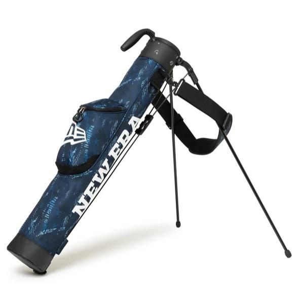 ニューエラ ゴルフ セルフスタンドケース ワードマークロゴ ブラッシュタイガーカモネイビー × ホワイト NEWERA (14110174) | NEW ERA | 02