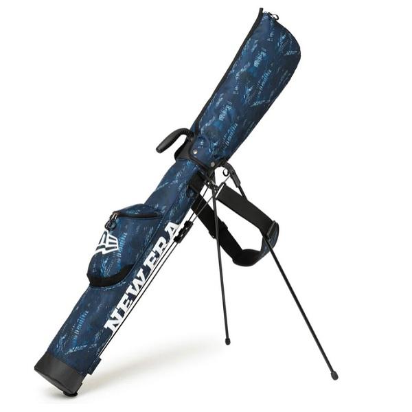 ニューエラ ゴルフ セルフスタンドケース ワードマークロゴ ブラッシュタイガーカモネイビー × ホワイト NEWERA (14110174) | NEW ERA | 01