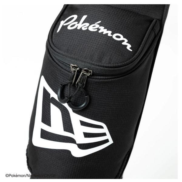ニューエラ x ポケモン ゴルフ セルフスタンドケース ピカチュウ \"ブラック ニューエラ(NEW ERA) クラブケース スタンド式 セルフスタンド