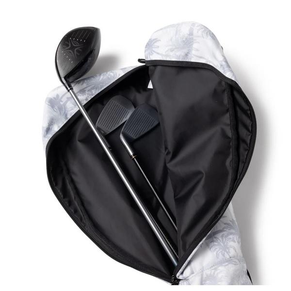 ニューエラ ゴルフ クラブケース レンジケース ワードマークロゴ パームツリーカモホワイト × ブラック NEWERA (14393705) | NEW ERA | 09