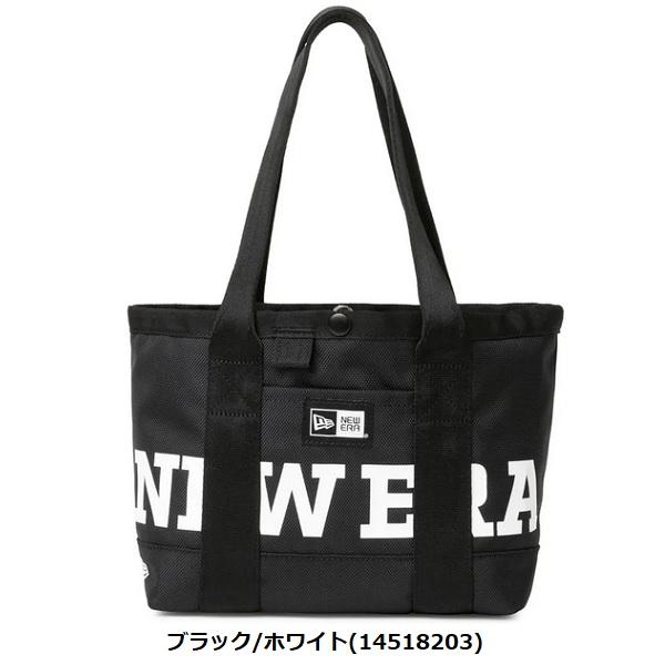 ニューエラ ゴルフ トートバッグミニ 6L ワードマークロゴ ブラック × ホワイト NEWERA (14518203) | NEW ERA | 01